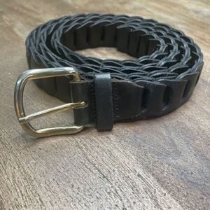 Unbranded Mens Black Genuine Leather Belt Size‎ Large